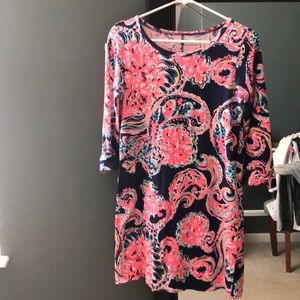Lilly Pulitzer Boatneck T-Shirt Dress